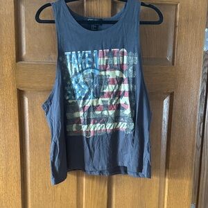 Forever 21 Black Graphic Tank Top!